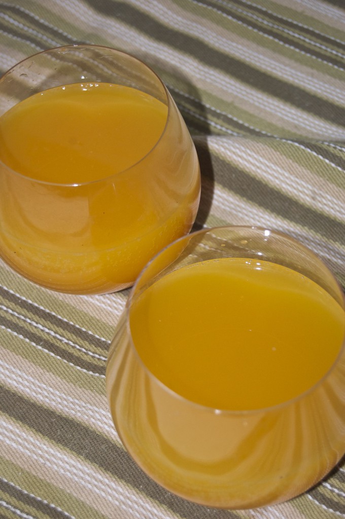 mango-ginger cocktail