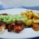 Chicken with Mint Sauce and Rosemary Potatoes